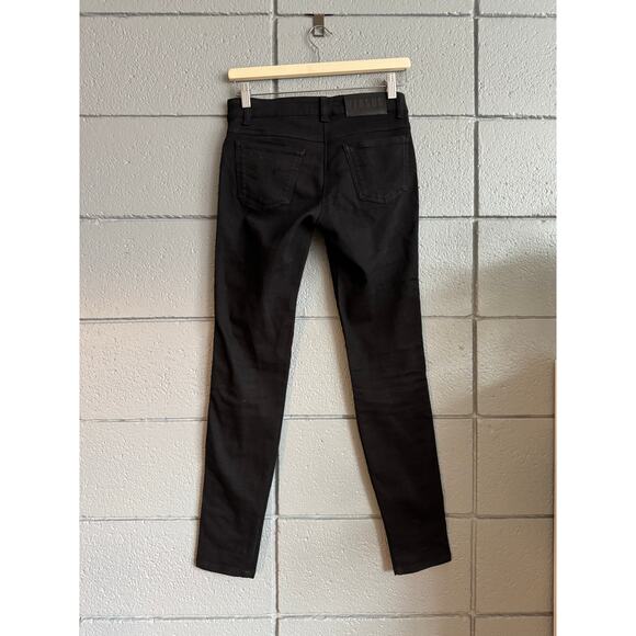 Women's Versus Versace Pantalone Donna Jeans Lace IP size 25 Goth Y2K Grunge - Picture 6 of 9